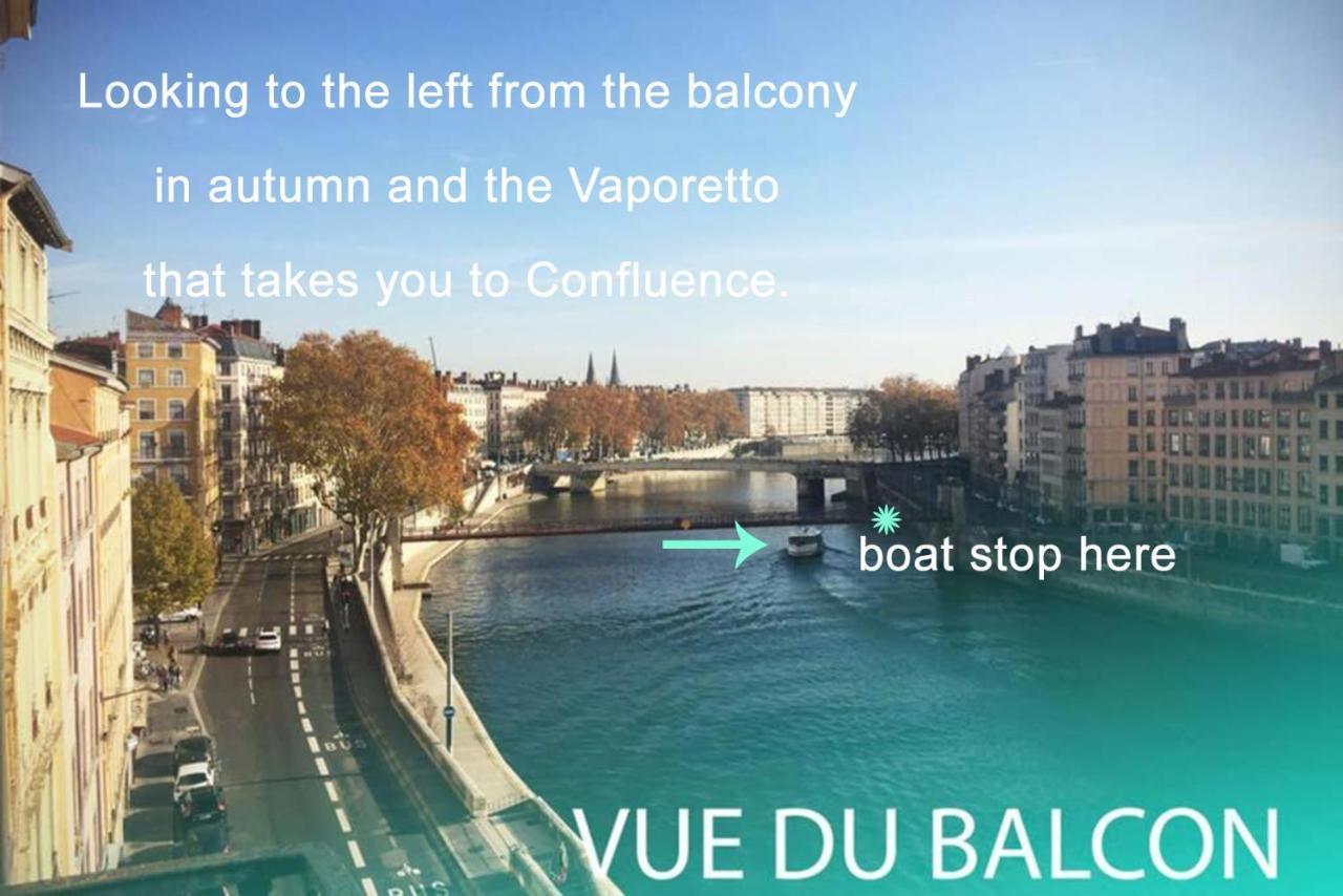 Appartement Haussmannien D'Artiste, Exception, Quai De Saone Balcon+Parking Лион Екстериор снимка