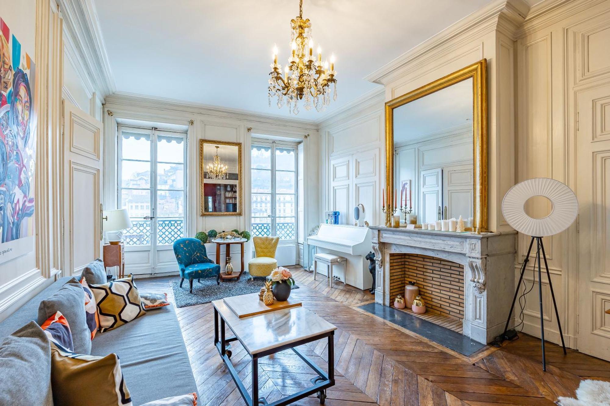 Appartement Haussmannien D'Artiste, Exception, Quai De Saone Balcon+Parking Лион Екстериор снимка