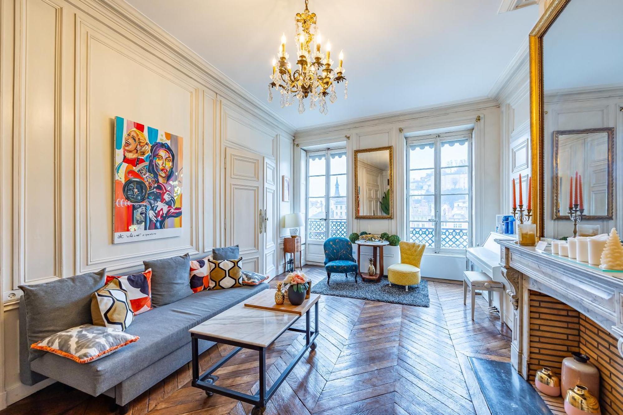 Appartement Haussmannien D'Artiste, Exception, Quai De Saone Balcon+Parking Лион Екстериор снимка